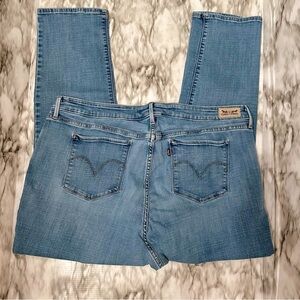 Levi’s Womens Sz 24 Med Wash Mid Rise Skinny Denim Blue Jeans Normcore Happycore
